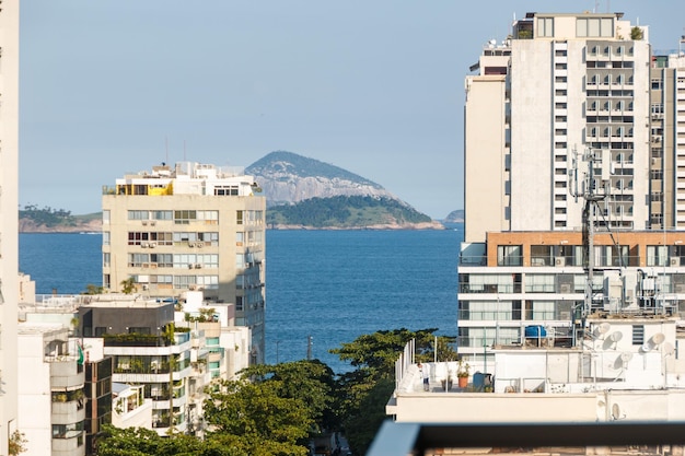 widok na dzielnicę Leblon w Rio de Janeiro w Brazylii