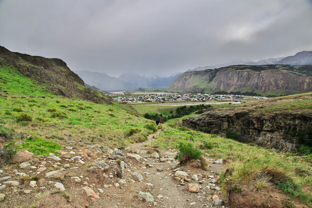 Widok Na El Chalten W Patagonii W Argentynie