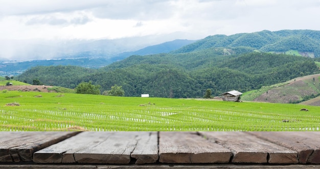 Zdjęcie widok na farmę na tle nieba