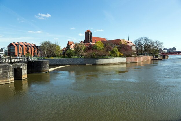 Zdjęcie widok na fort na tle nieba