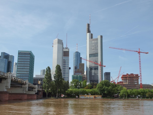 Widok na Frankfurt, Niemcy