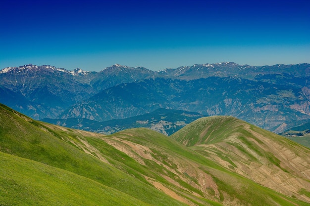 Widok na góry na wyżynach Artvin w Turcji