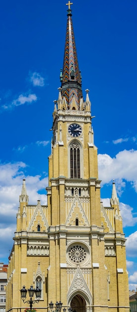 Widok Na Kościół Imienia Maryi W Nowym Sadzie, Serbia