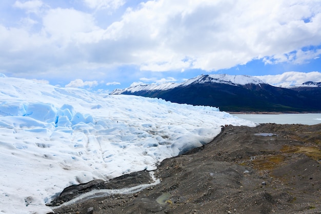 Widok na lodowiec Perito Moreno, krajobraz Patagonia, Argentyna