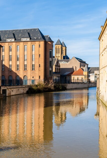 Widok na Metz nad Mozelą