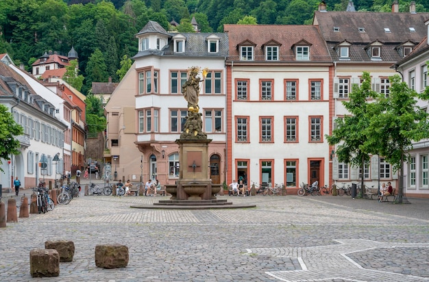 Widok na miasto Heidelberg