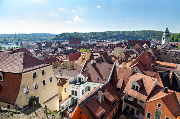 Widok Na Miśnię W Niemczech