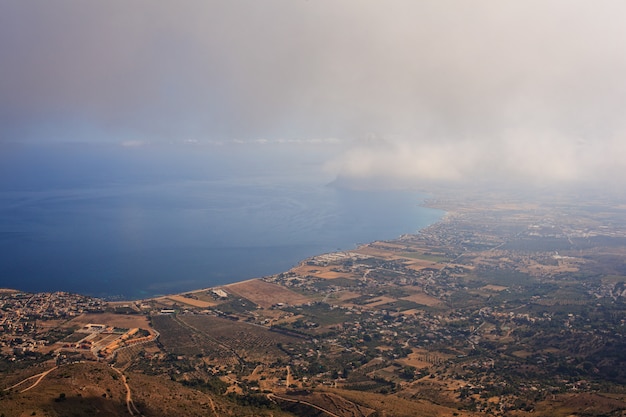 Widok na morze z Erice