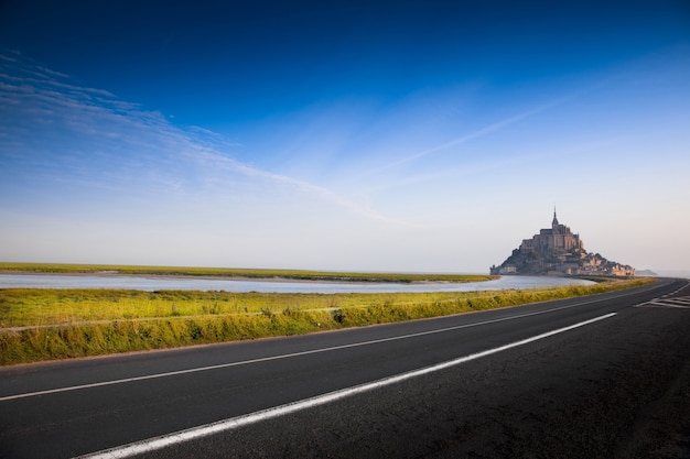 Widok Na Opactwo Mont Saint Michel