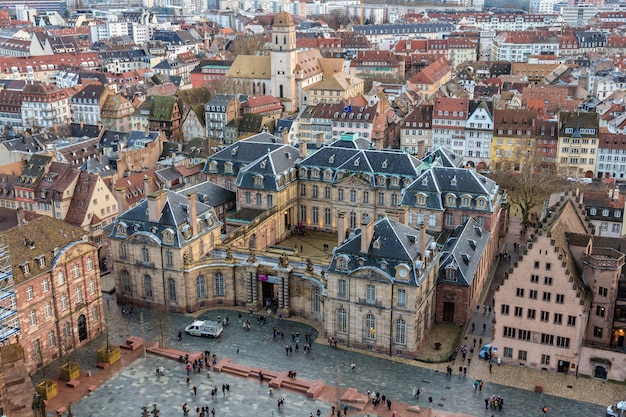 Widok na Pałac Rohan w Strasburgu