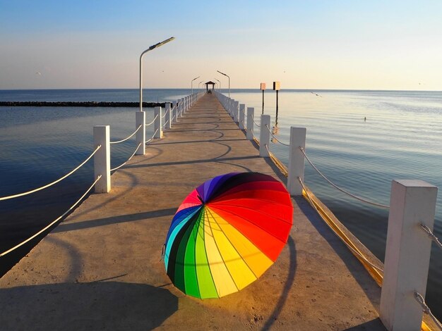 Widok Na Plażę Na Tle Nieba