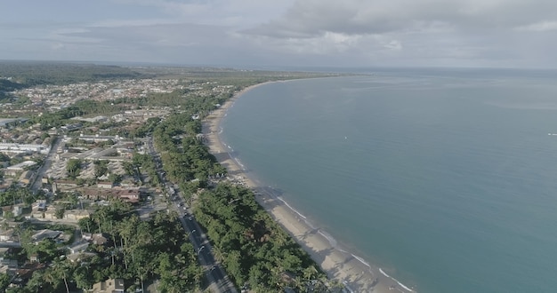 Widok na plaże Porto Seguro, Bahia, Brazylia.