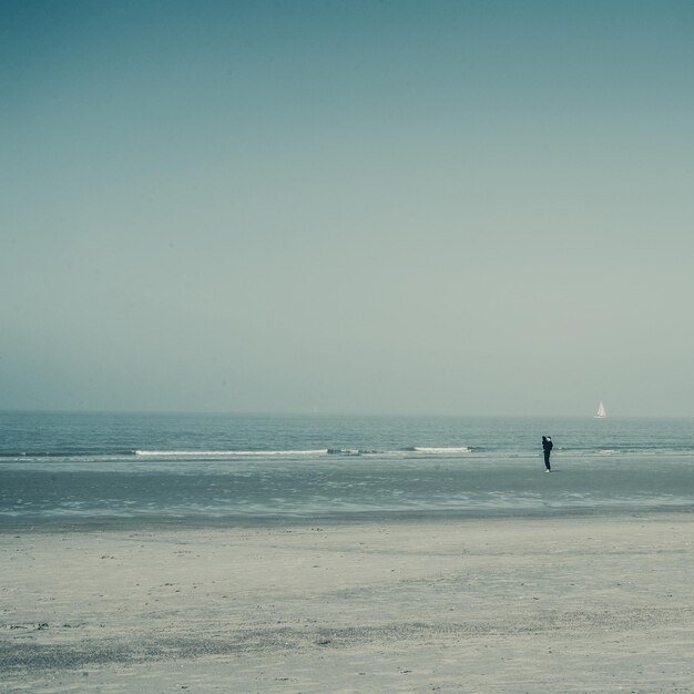 Zdjęcie widok na plażę