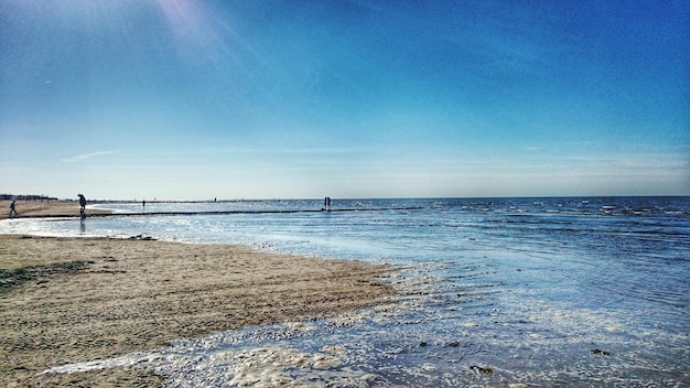 Zdjęcie widok na plażę