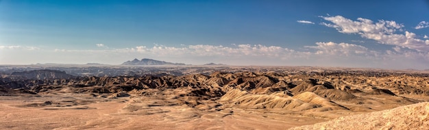 Zdjęcie widok na pustynię na tle nieba