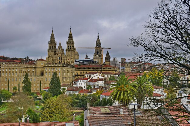 Widok na Santiago de Compostela