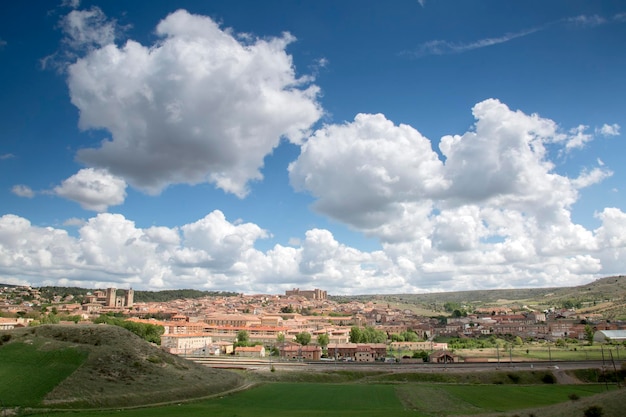 Widok na Siguenza, Guadalajara, Hiszpania