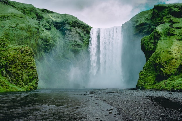 Widok na skogafoss