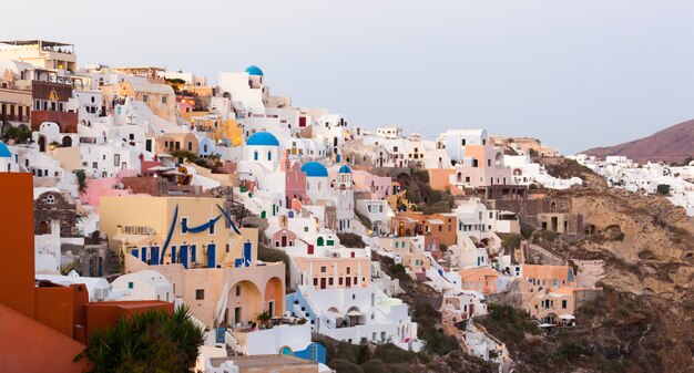 Widok na wioskę Oia, Santorini Island.