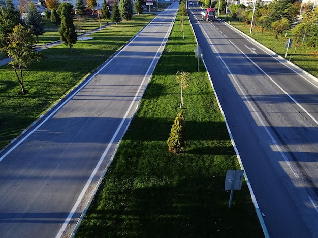 Zdjęcie widok na wysoką trawę