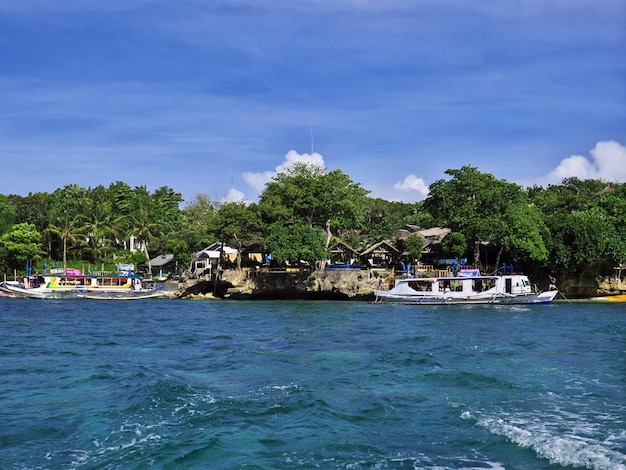 Widok na wyspę Boracay na Filipinach