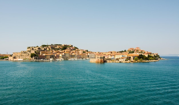 Widok na wyspę Portoferraio Elba