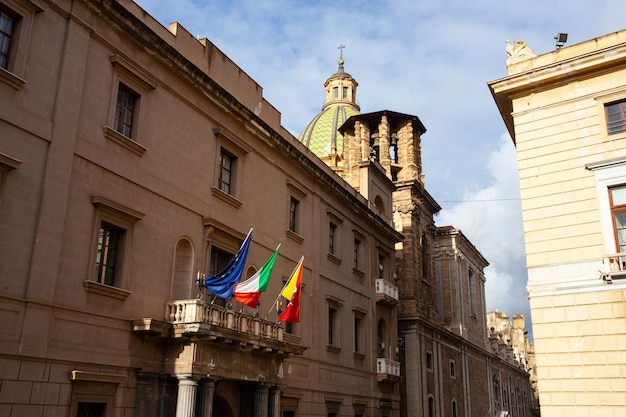 Widok Na Zabytkowe Centrum Palermo