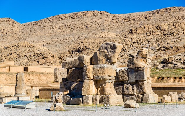 Widok Niedokończonej Bramy W Persepolis - Iran