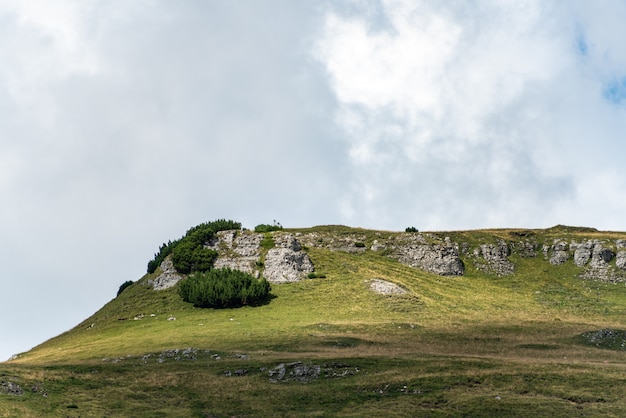 Widok od Bucegi gór, Rumunia, Bucegi park narodowy