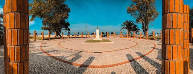 Zdjęcie widok panoramiczny w parku