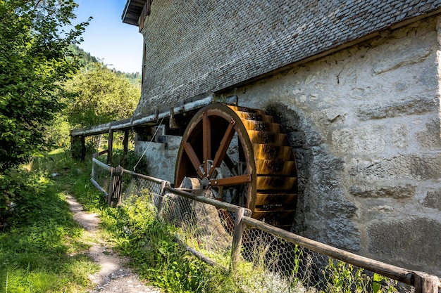 Zdjęcie widok starego budynku