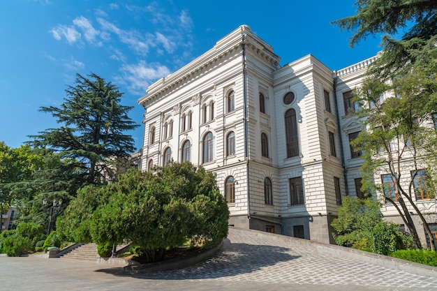 Widok Tbilisi State University założony 1918
