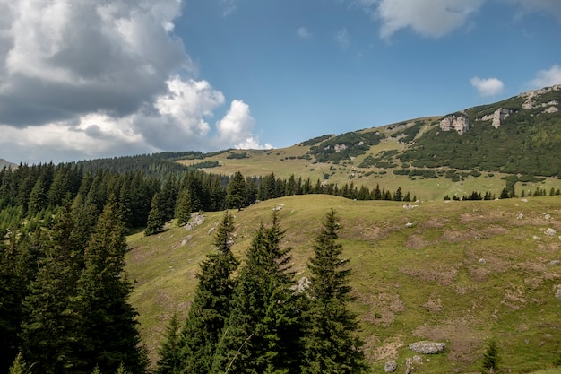 Widok z góry Bucegi, Rumunia, Park Narodowy Bucegi