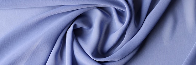 Widok z góry na liliową zmiętą tkaninę tekstury tkaniny na tło i teksturę pracy artystycznej