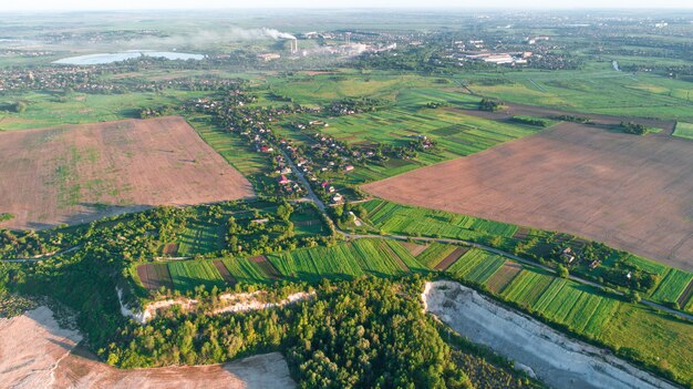 Widok z góry na piaskownicę