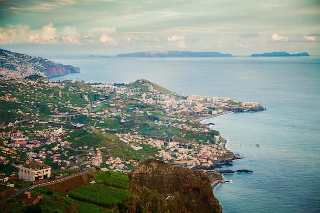 Widok Z Klifu Cabo Girao W Funchal Na Maderze