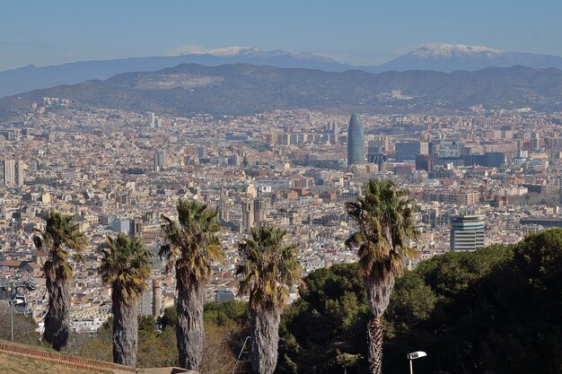 Widok z lotu ptaka Barcelona