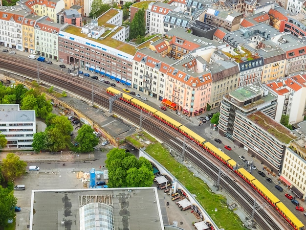 Widok z lotu ptaka HDR Berlin