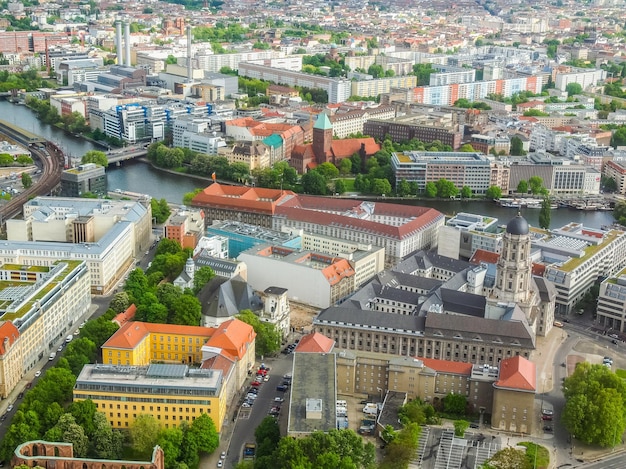 Widok Z Lotu Ptaka Hdr Berlin