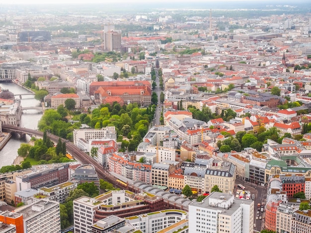 Widok z lotu ptaka HDR Berlin