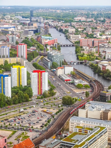 Widok z lotu ptaka HDR Berlin