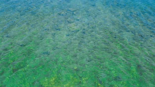 widok z lotu ptaka krajobraz wody Morze