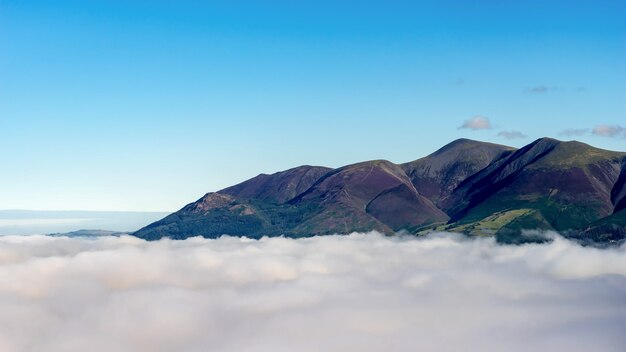 Widok z niespodzianki Widok w pobliżu Derwentwater