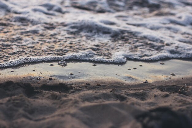 Zdjęcie widok z powietrza na plażę