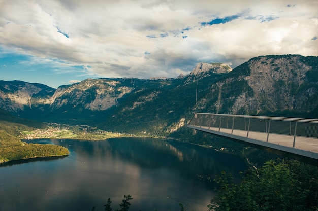 Widok z wysokości Hallstatt