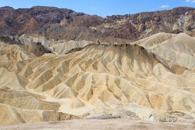 Widok Z Zabriskie Point W Kalifornii