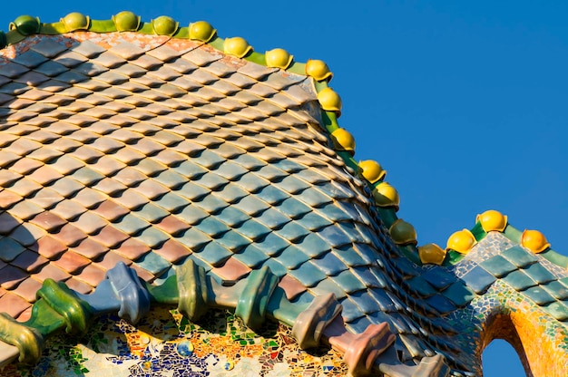 Widok z zewnątrz Casa Battlo Barcelona