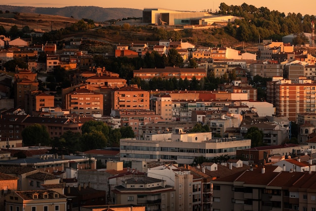 Widok Ze Stolicy Cuenca W Regionie Kastylia-la Mancha W Hiszpanii.