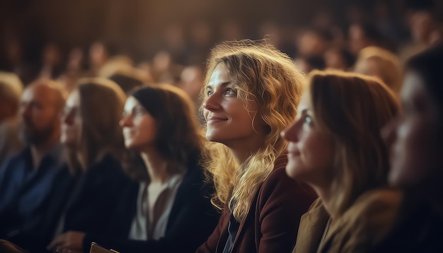 Wiele kobiet na konferencji poświęconej walce z rakiem piersi