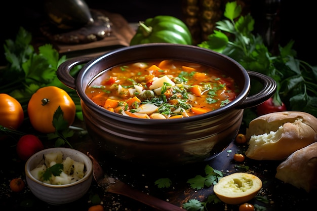 Wiele zdjęć przepisu na zupę wegańską zupy wegetariańskiej